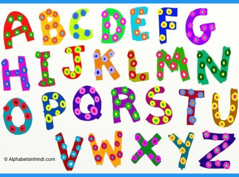 ABC Chart For Toddlers – 100% Genuine & Free Download 