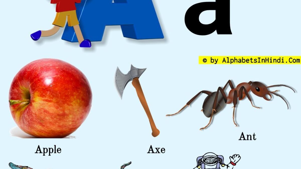 A For Apple To Z For Zebra Get 26 Pictures Of 5 Words Examples