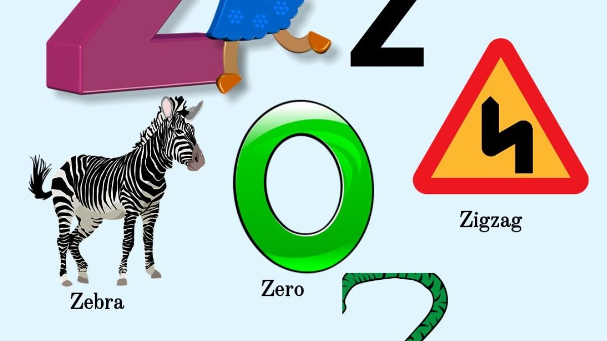 Z For Zebra Alphabet Phonic Sound And 5 Words Hd Image